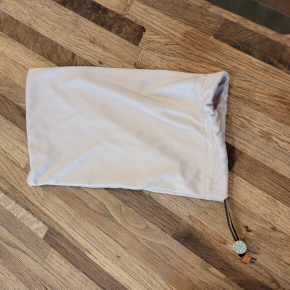 TORY BURCH Orange w Gold Logo GLASSES CASE & Cloth Glasses Cover - Picture 4 of 13